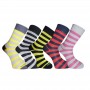 BX-STRIPY DUO bambusové barevné ponožky BAMBOX